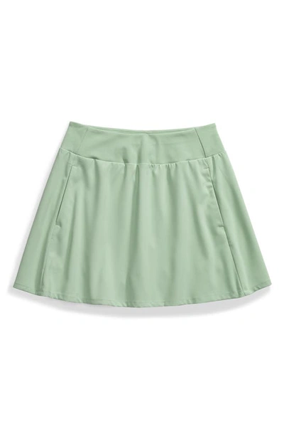The North Face Kids' On The Trail Water Repellent Skirt In Misty Sage