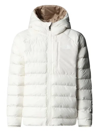 The North Face Kids' Reversible Hooded Jacket In White