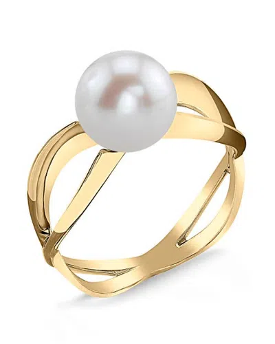 The Pearl Source Freshwater Pearl Lana Ring In Yellow Gold
