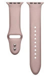 The Posh Tech Silicone Apple Watch® Band, 41mm In Metallic Pink