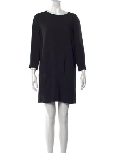 Pre-owned The Row Acetate Mini Dress In Black