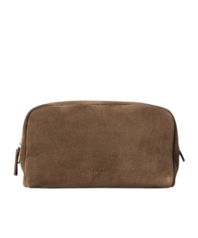 The Row Astra Pouch Bag In Green