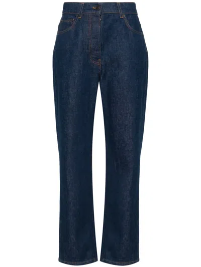 The Row Borjis Straight-leg Jeans In Blue
