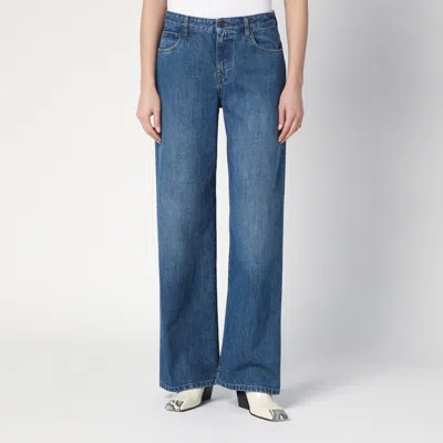 The Row Eglitta Wide Faded Blue Jeans
