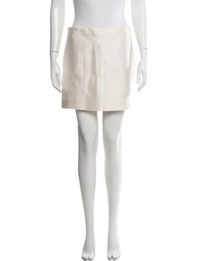 Pre-owned The Row Kanita Skirt Mini Skirt In Neutrals