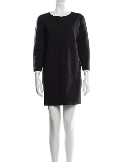 Pre-owned The Row Nylon Mini Dress In Black