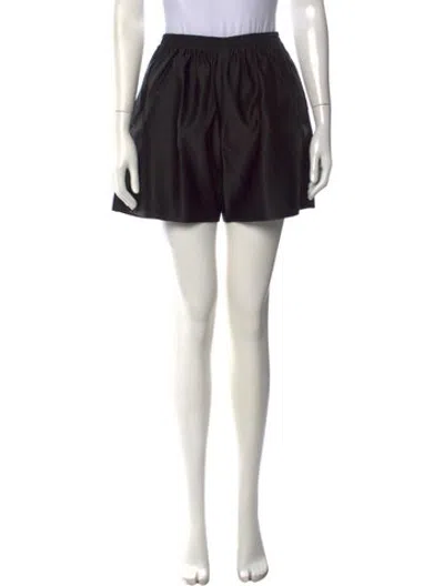 Pre-owned The Row Silk Mini Shorts In Black