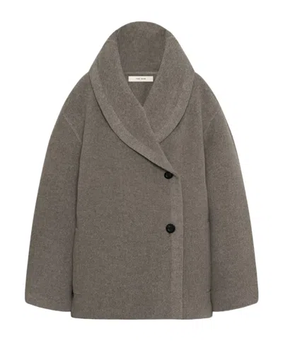 The Row Temur Virgin Wool Coat In Gray