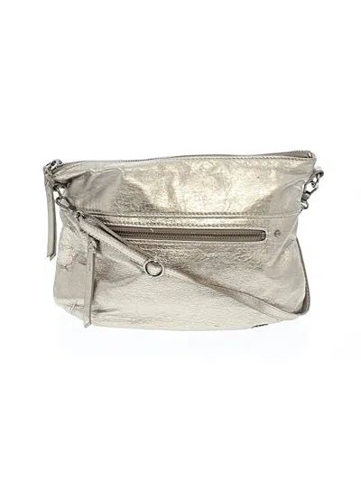 Pre-owned The Sak Crossbody Bag In Silver