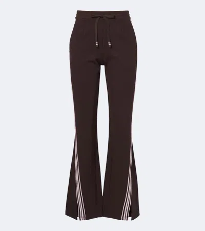 The Upside Petra Flared Track Pants In Brown