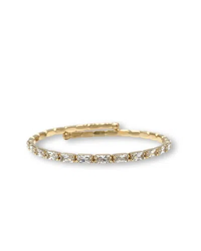 Theia Women's Flex Baguette Bangle In Gold