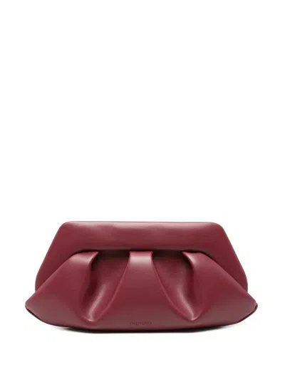 Themoire' Bios Shoulder Bag With Ruffles In Red