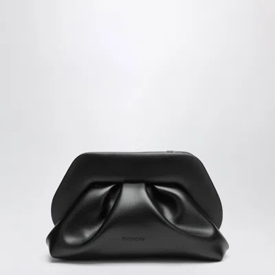 Themoirè Bios Vegan Leather Medium Clutch In Black