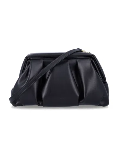 Themoirè Black Athene Pochette Gathered Pochette