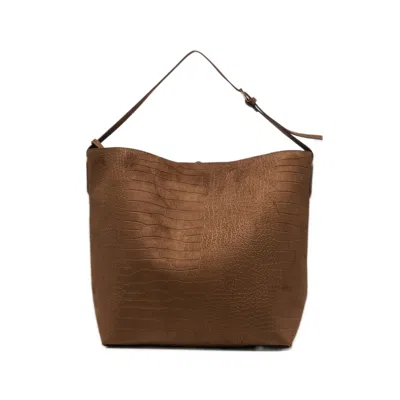 Themoirè Zoe Tote Bag In Brown