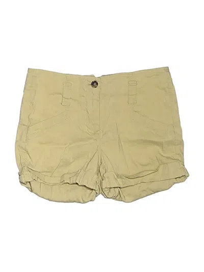 Pre-owned Theory Khaki Shorts In Tan