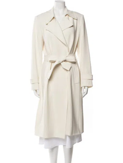 Pre-owned Theory Trench Coat In Neutrals