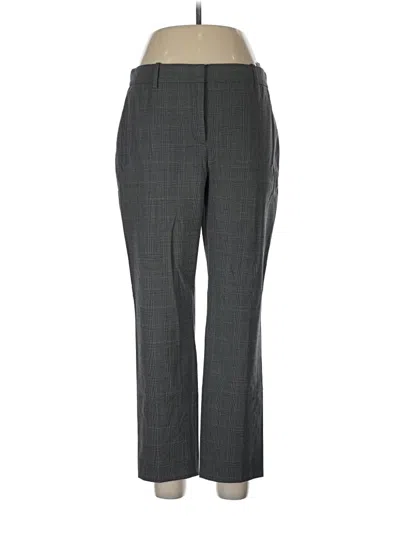 Pre-owned Theory Wool Pants In Gray