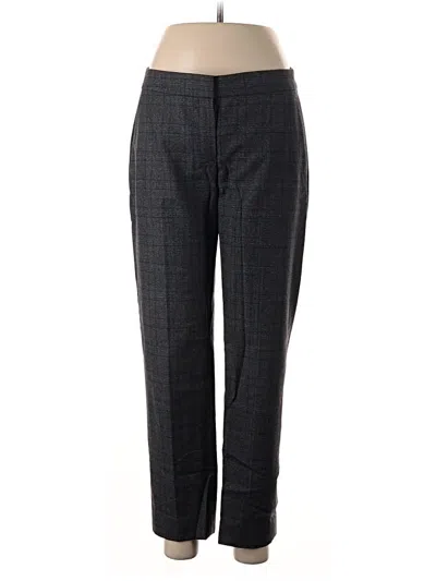 Pre-owned Theory Wool Pants In Gray