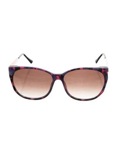 Pre-owned Thierry Lasry Cat-eye Gradient Sunglasses In Purple