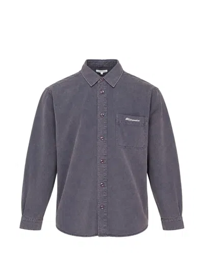 This Is Never That Washed Twill Shirt In Animal Print