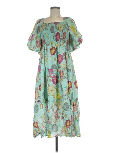 Pre-owned Thml Casual Dress In Green