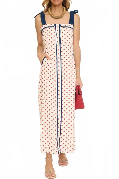 Thml Lucille Midi Dress In Copper In Multi