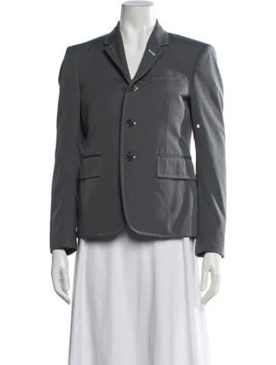 Pre-owned Thom Browne Blazer In Grey