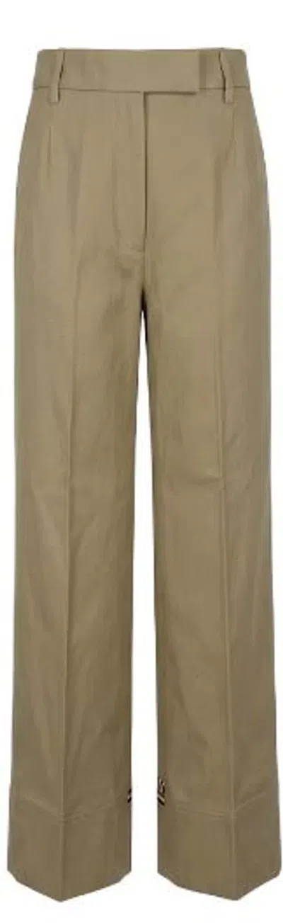Thom Browne Khaki Wool Trousers
