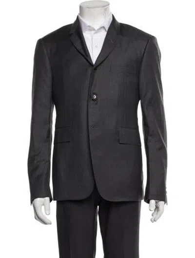 Pre-owned Thom Browne Wool Blazer In Grey