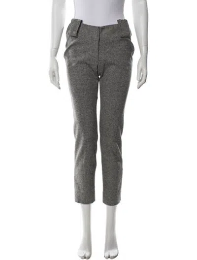 Pre-owned Thomas Wylde Straight Leg Pants In Grey