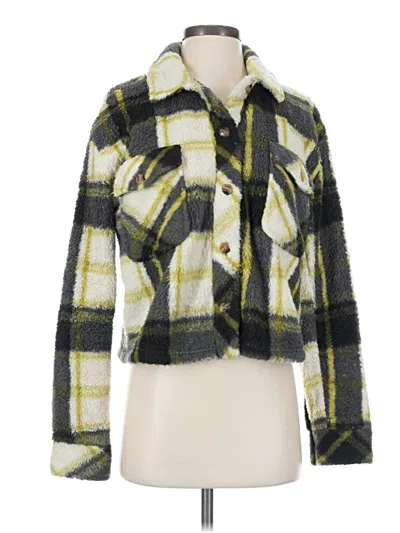 Pre-owned Thread & Supply Cardigan Sweater In Green