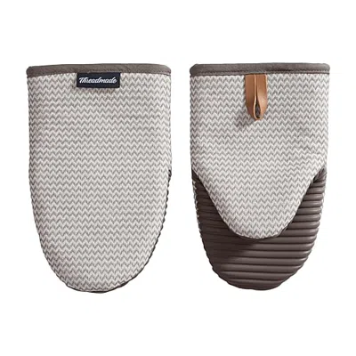 Threadmade Sirena Mini 2-pc. Oven Mitt In Brown