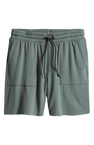 Threads 4 Thought Casper Fleece Drawstring Shorts In Seagrass