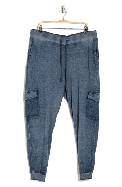 Threads 4 Thought Fleece Cargo Joggers In Blue