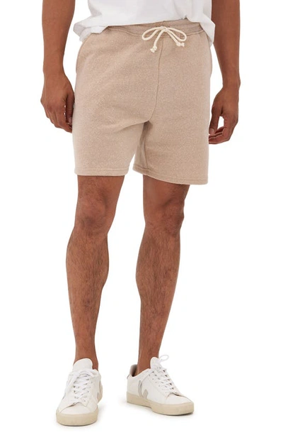 Threads 4 Thought Garrett Drawstring Fleece Shorts In Neutral