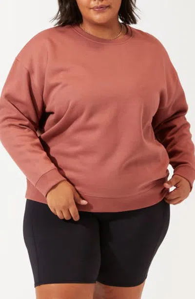 Threads 4 Thought Invincible Fleece Sweatshirt In Brown