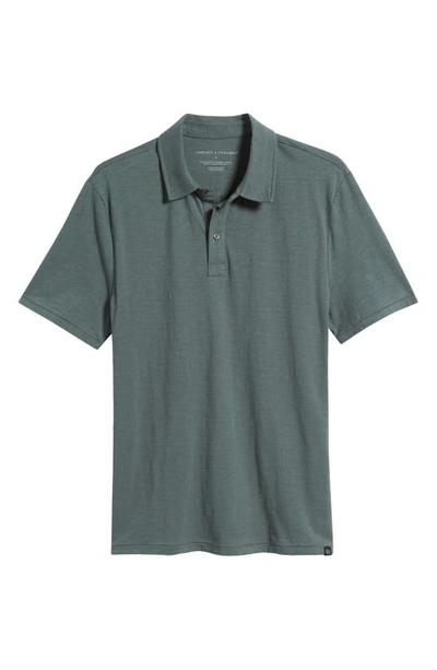 Threads 4 Thought Slub Jersey Polo In Seagrass