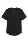 Threads 4 Thought Slub Organic Cotton Henley In Black