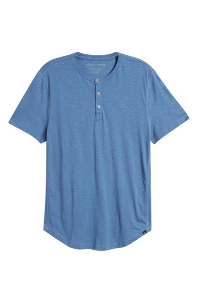 Threads 4 Thought Slub Organic Cotton Henley In Larkspur