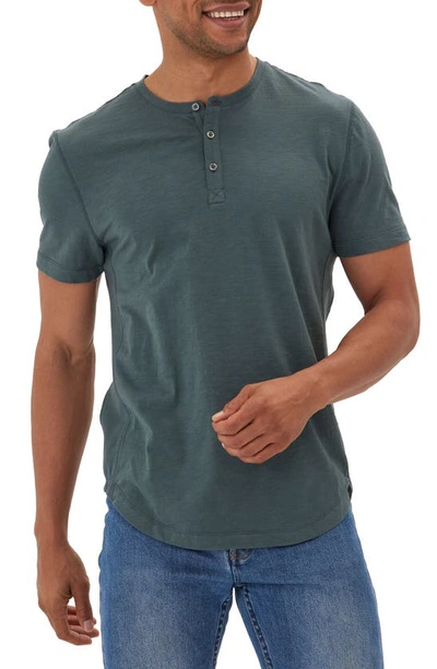 Threads 4 Thought Slub Organic Cotton Henley In Seagrass