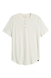 Threads 4 Thought Slub Organic Cotton Henley In Ecru