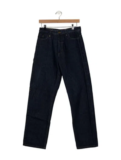 Pre-owned Thrills Pulp Straight Leg Jeans In Blue