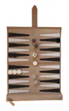 Throwing Doubles Manhattan Travel Backgammon Board In Brown