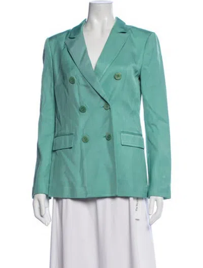 Pre-owned Tibi Blazer In Green