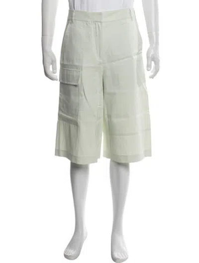 Pre-owned Tibi Cargo Shorts In Green