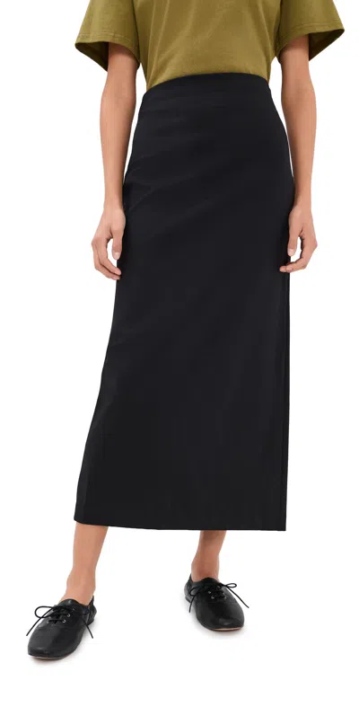 Tibi Compact Ultra Stretch Knit Pencil Skirt Black