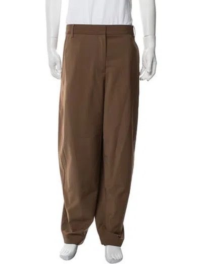 Pre-owned Tibi Dress Pants In Brown