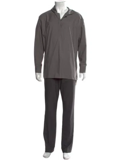 Pre-owned Tibi Long Sleeve Shirt In Grey