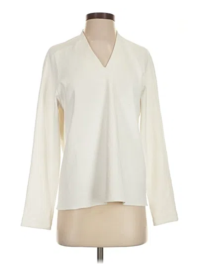 Pre-owned Tibi Long Sleeve T-shirt In Ivory